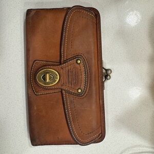 Coach Brown Leather Wallet